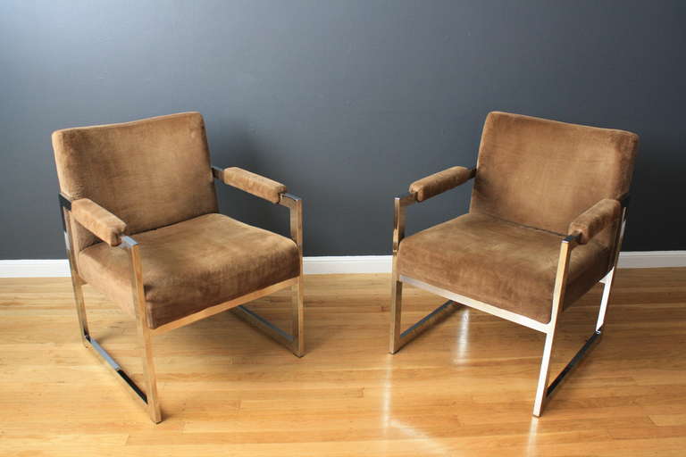 Pair of Vintage Mid-Century Lounge Chairs In Good Condition In San Francisco, CA