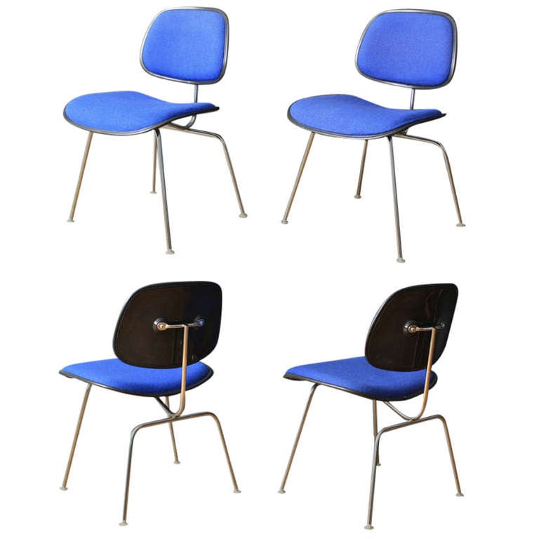 Set of Four Herman Miller Chairs By Charles Eames