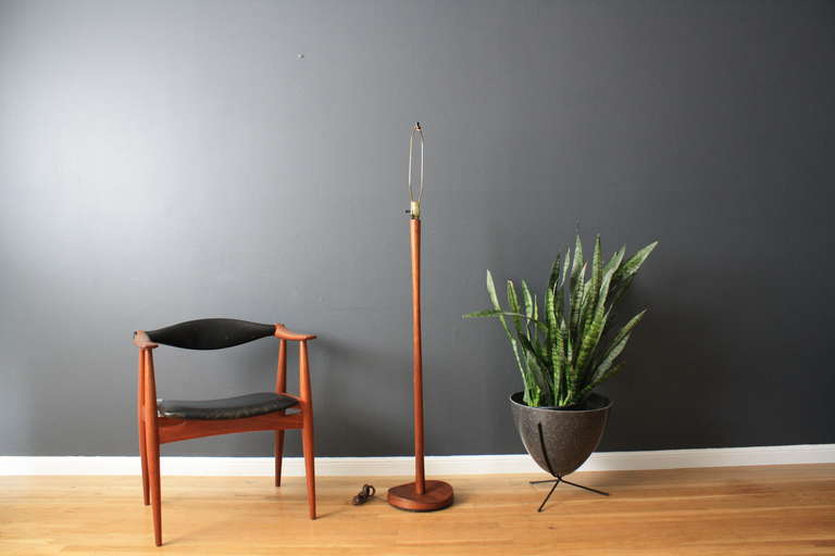 Scandinavian Modern Danish Modern Teak Floor Lamp