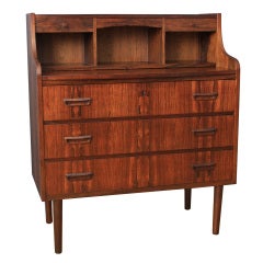 Danish Modern Rosewood Secretary/Vanity