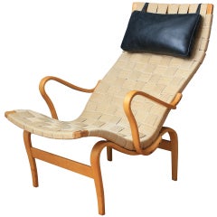 Vintage Bruno Mathsson Pernilla Lounge Chair