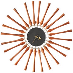 Mid-Century Modern Seth Thomas Star Burst Clock