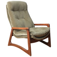 Vintage Mid-Century Adrian Pearsall Lounge Chair