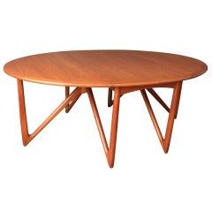 Danish Modern Dining Table by Kurt Ostervig