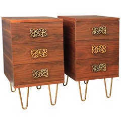 Pair of Vintage Mid-Century Junior Chests Pair of Vintage Mid-Century Junior Chests