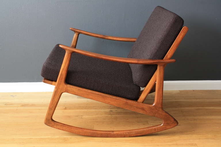 20th Century Mid-Century Modern Rocking Chair