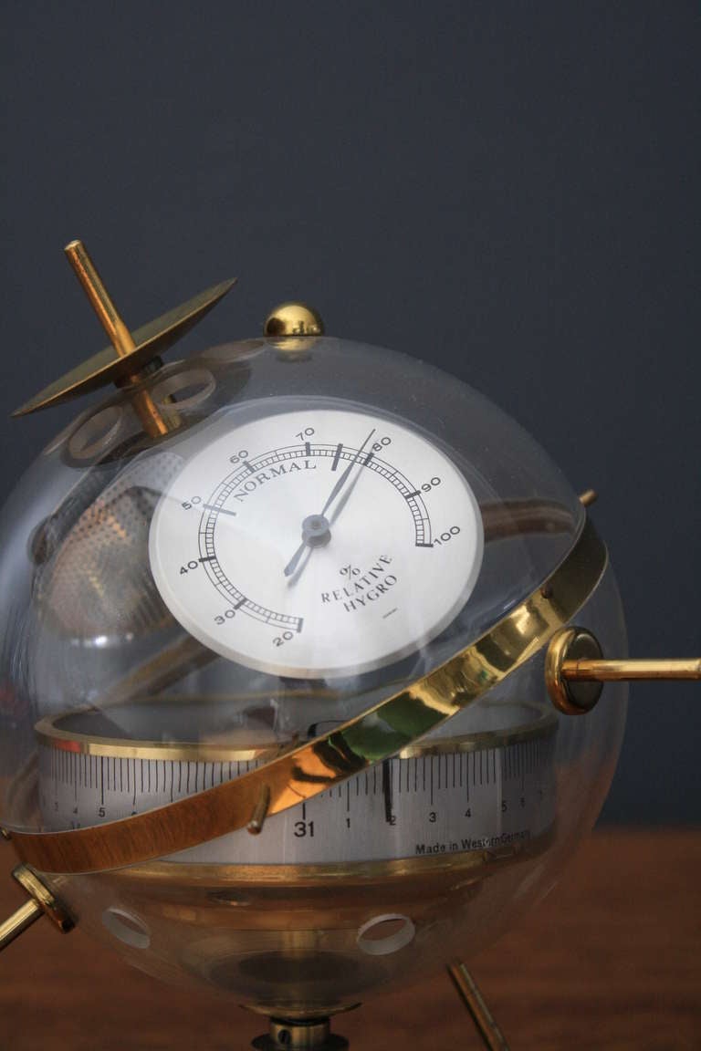 Mid-Century Modern Barometer/Thermometer 1