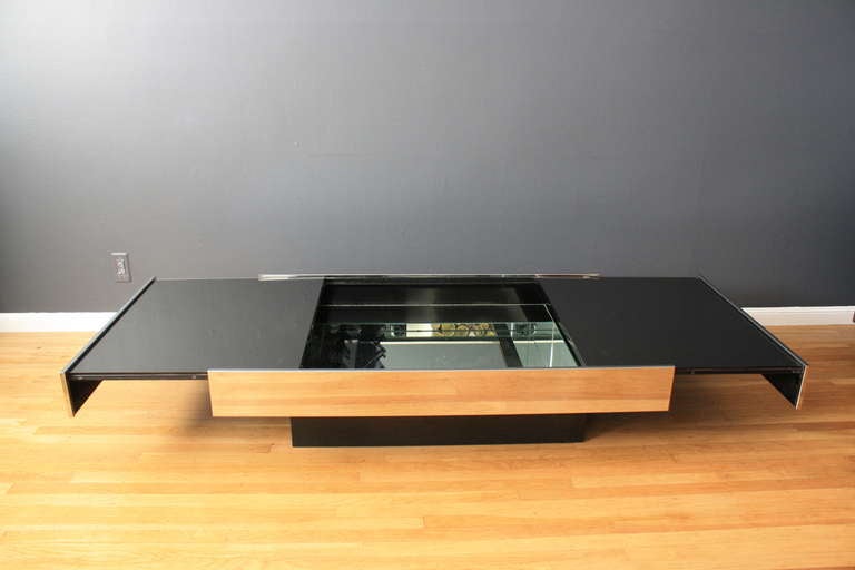 Mid-Century Modern Vintage Coffee Table by Willy Rizzo for Cidue Italy