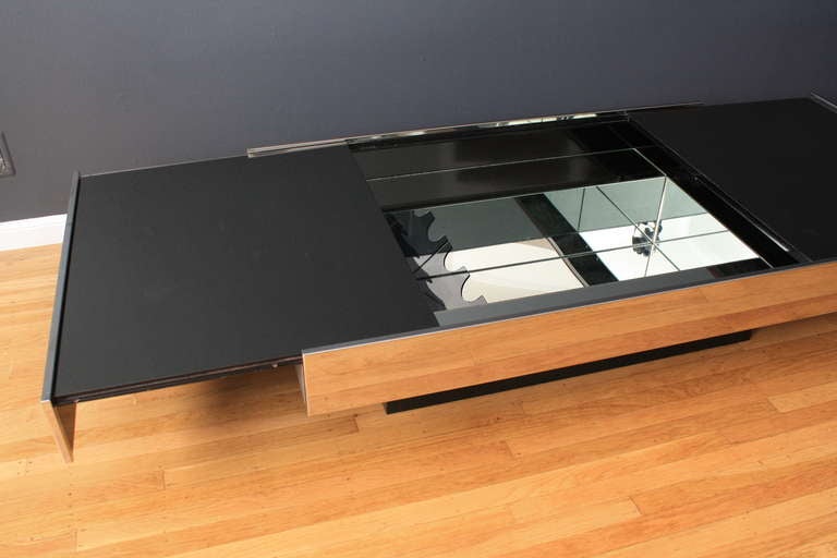 Italian Vintage Coffee Table by Willy Rizzo for Cidue Italy