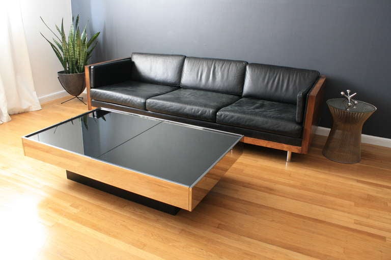 Laminated Vintage Coffee Table by Willy Rizzo for Cidue Italy
