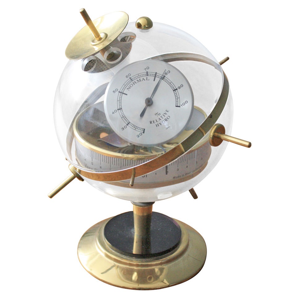 Mid-Century Modern Barometer/Thermometer
