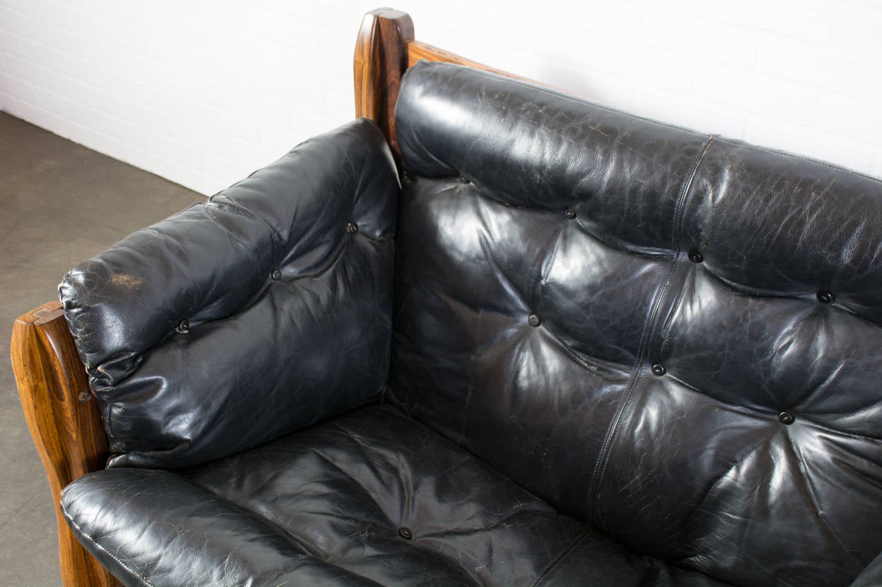 Rare Descanso Loveseat Sofa by Don Shoemaker In Good Condition In San Francisco, CA