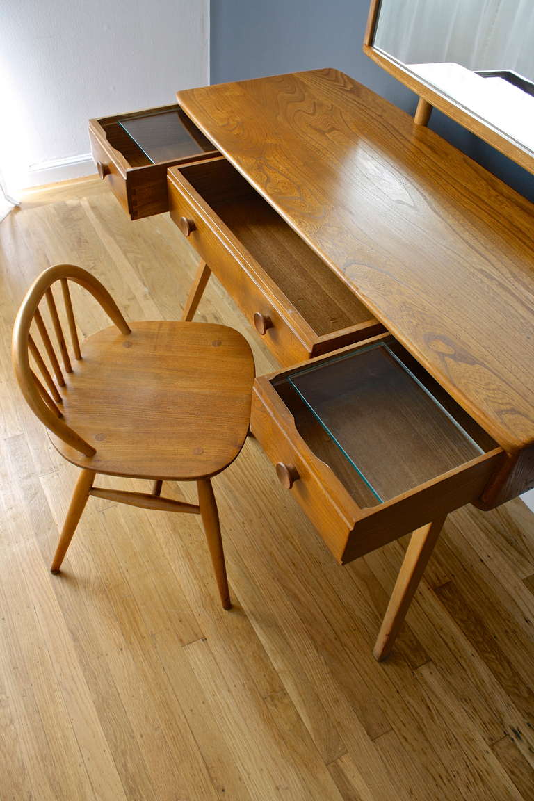 mid century dressing table stool