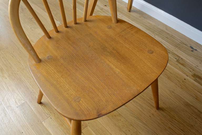 Oak Vintage Mid-Century Dressing Table with Stool by Lucian Ercolani