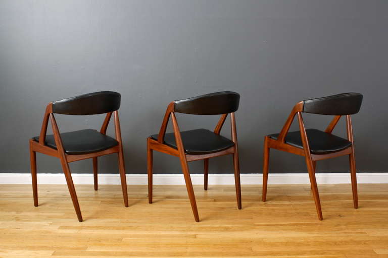 Danish Set of Six Kai Kristiansen Dining Chairs
