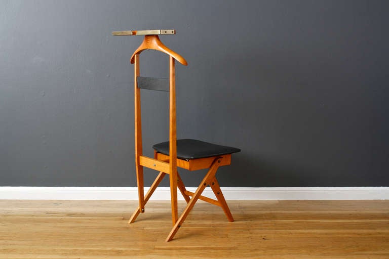 Italian Valet Chair by Ico Parisi for Fratelli Reguitti In Good Condition In San Francisco, CA