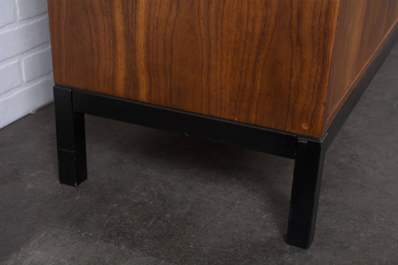 Vintage Mid-Century Walnut Credenza by Jacques Guillon 2