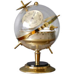 Retro Spherical Huger Barometer, West Germany