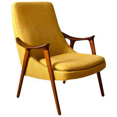 Vintage Mid-Century Lounge Chair by Ingmar Relling for Westnofa