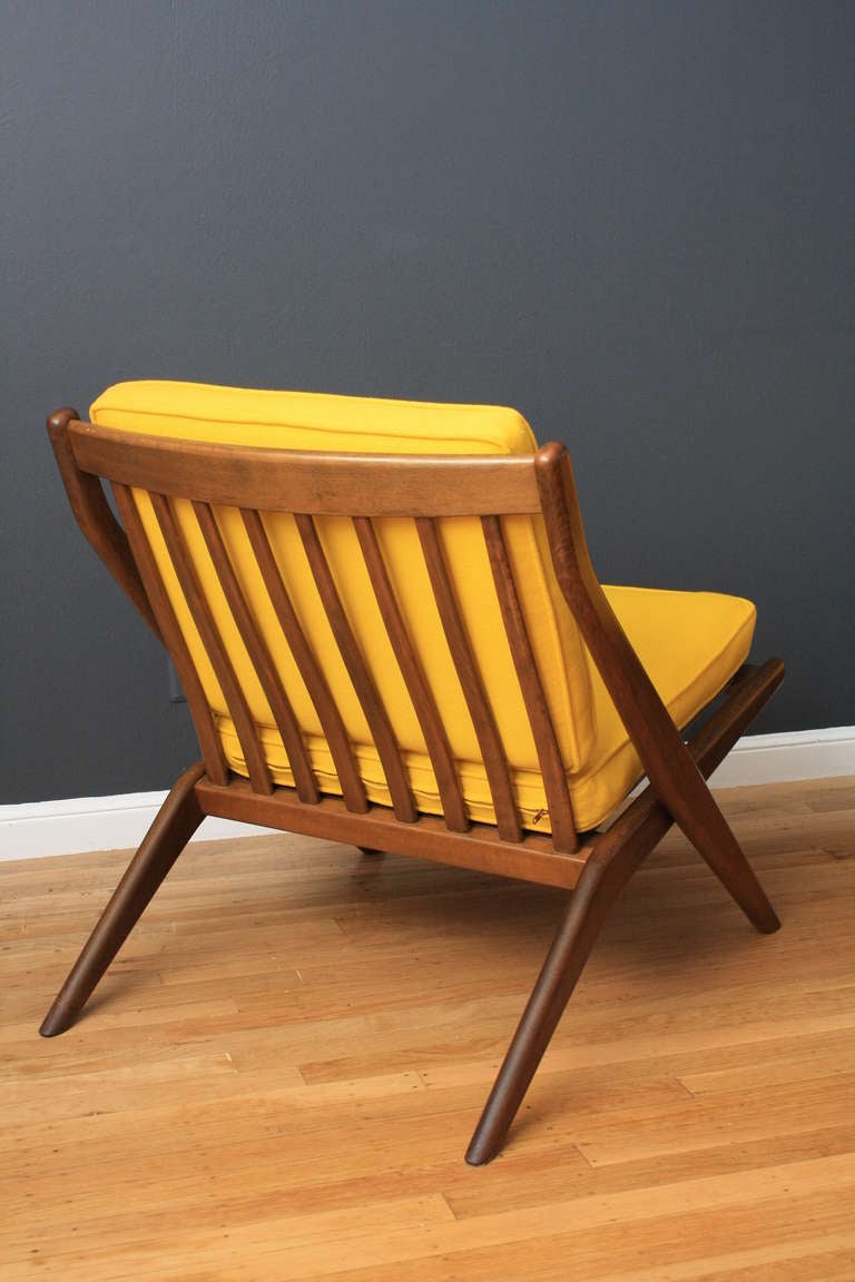 20th Century Pair of Scissor Lounge Chairs by Folke Ohlsson for Dux
