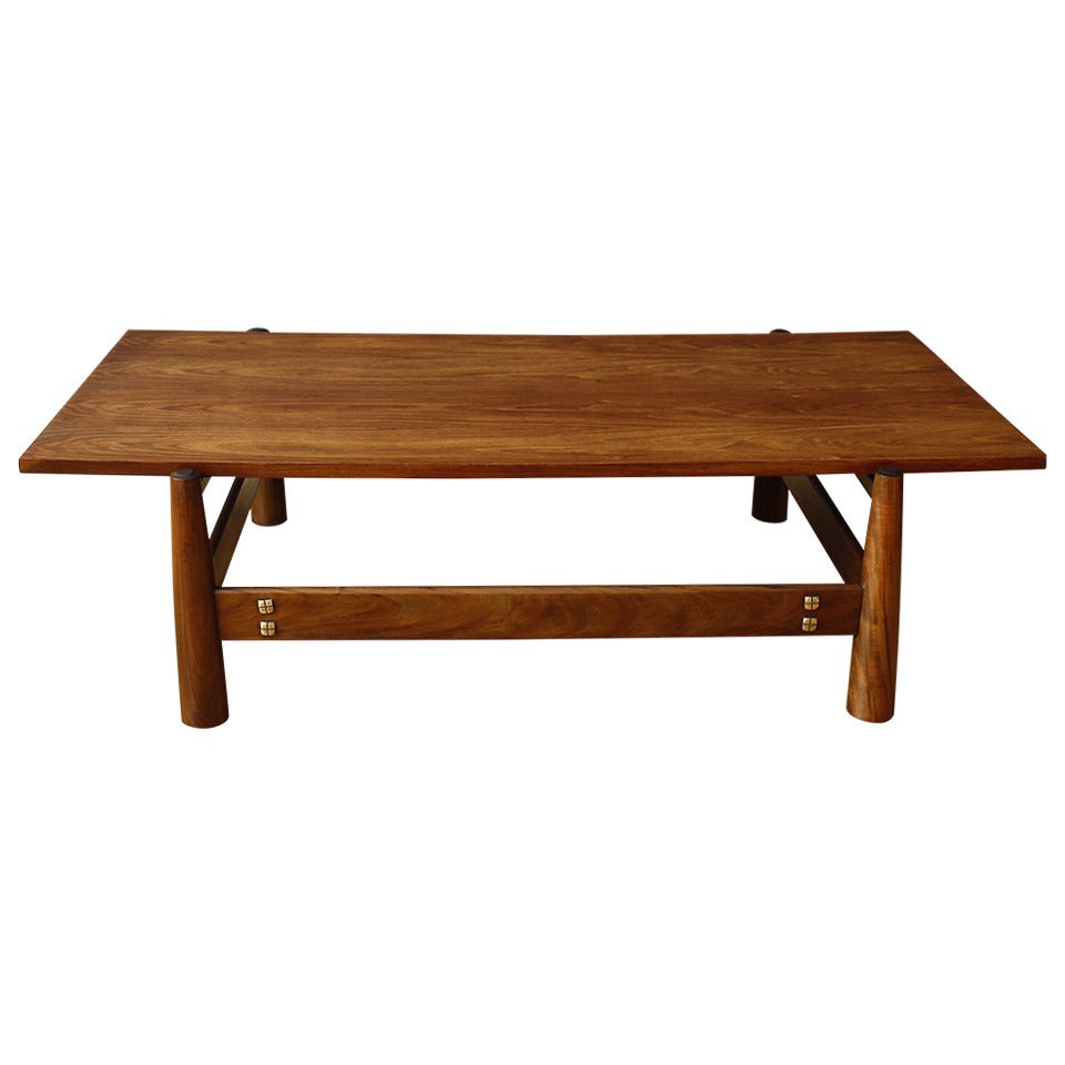 Vintage Mid-century Coffee Table by Jean Gillon for Móveis Cimo