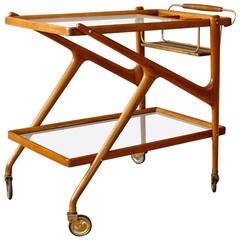 Vintage Mid-Century Italian Bar Cart by Salca