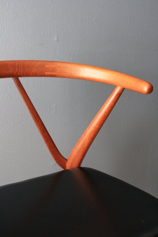 Pair of Danish Modern Chairs by Bruno Hansen 3