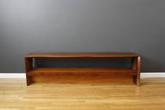 Vintage Studio Craft Walnut Bench