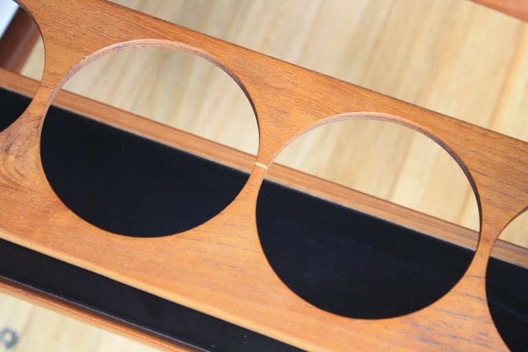 Danish Modern Teak Bar Cart by J. Ingvard Jensen Odense 4