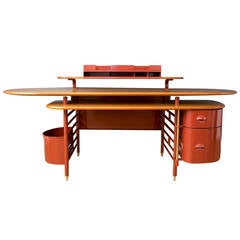 Rare 'Johnson Wax 1' Desk by Frank Lloyd Wright
