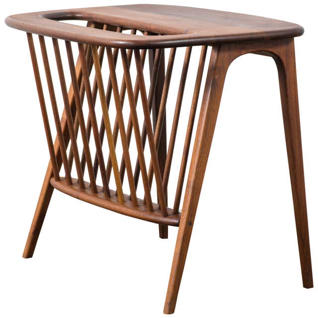 Vintage Mid-Century Magazine Side Table by Arthur Umanoff at 1stDibs