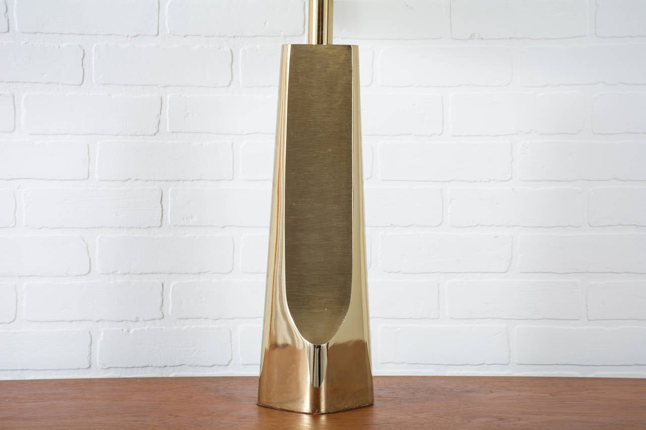 Late 20th Century Vintage Mid-Century Brass Table Lamp by Laurel Lamp
