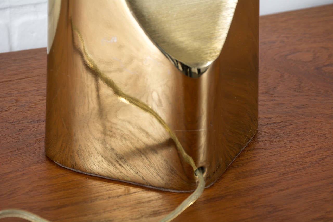 Vintage Mid-Century Brass Table Lamp by Laurel Lamp 2