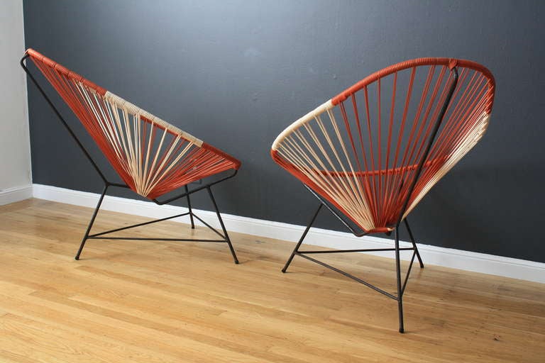 Pair of Vintage Mid-Century Acapulco Chairs 2