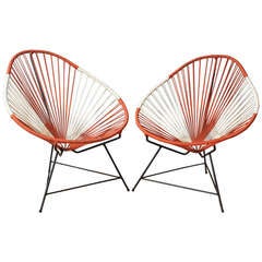 Pair of Vintage Mid-Century Acapulco Chairs