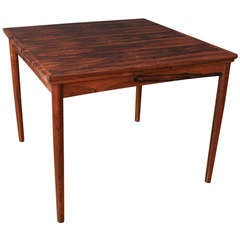 Danish Modern Rosewood Dining Table by Poul Hundevad