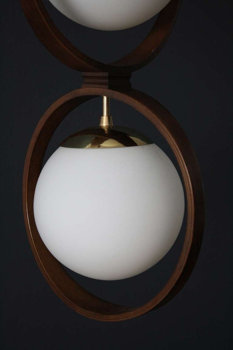 Mid-Century Modern Vintage Mid-Century Modeline Hanging Lamp