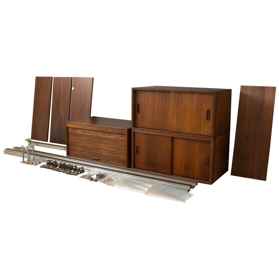 Vintage Mid-Century Suspension OMNI Wall Unit by George Nelson