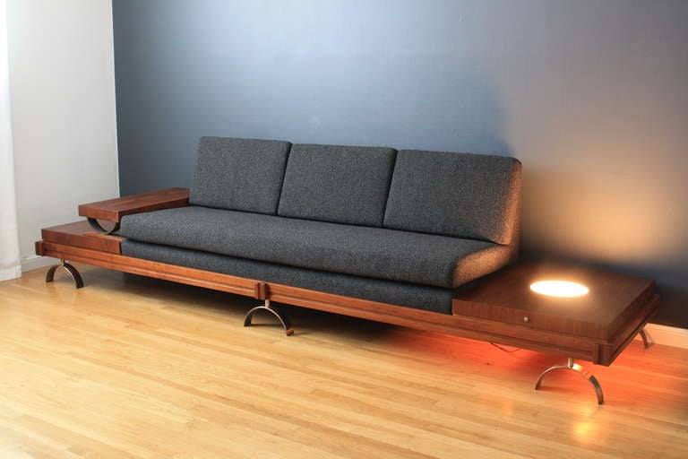 Mid-Century Modern Platform Sofa by Martin Borenstein 1