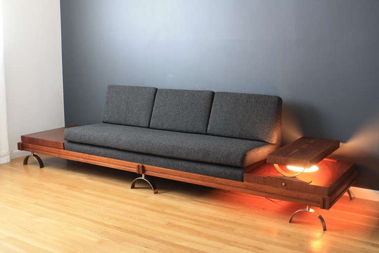 Mid-Century Modern Platform Sofa by Martin Borenstein 3