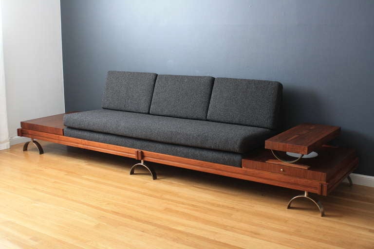 Mid-Century Modern Platform Sofa by Martin Borenstein 2