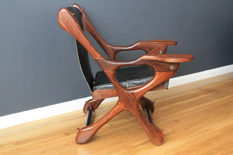 Mid-Century Modern Vintage Sling 'Swinger' Chair by Don Shoemaker
