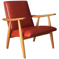 Danish Modern Hans Wegner Lounge Chair
