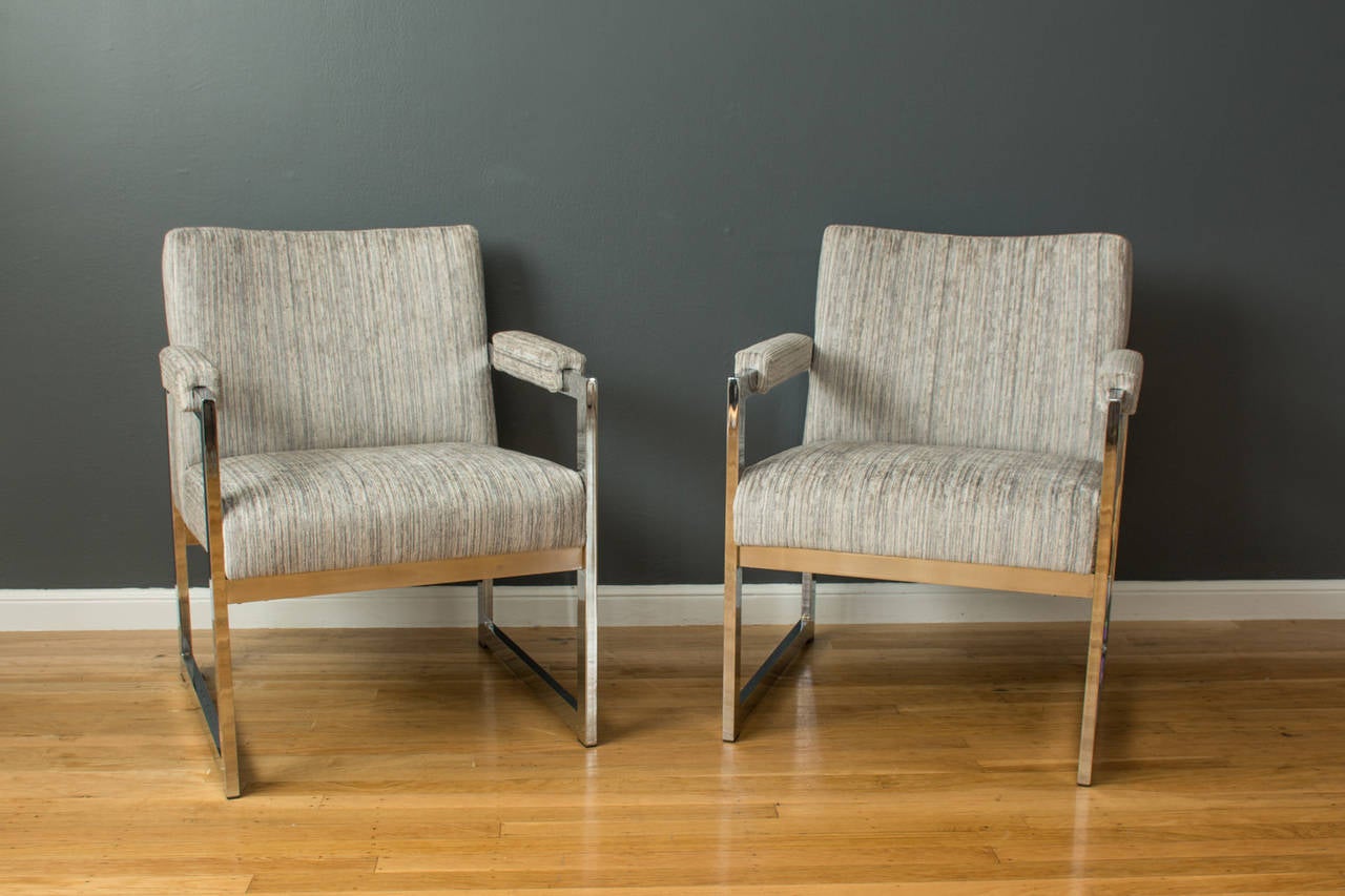 Pair of Vintage Mid-Century Lounge Chairs 4