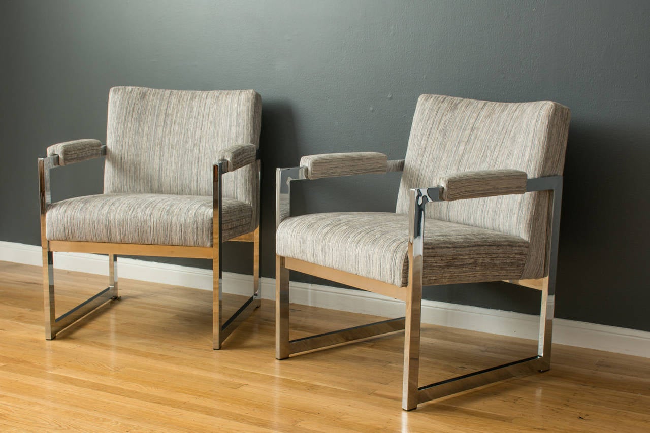 Mid-20th Century Pair of Vintage Mid-Century Lounge Chairs