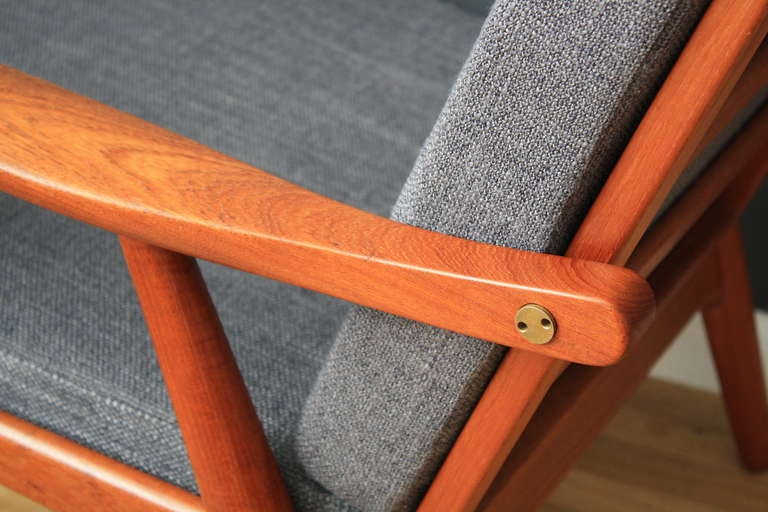 Danish Modern Hans Wegner Lounge Chair In Good Condition In San Francisco, CA