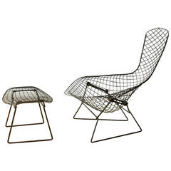 Vintage Mid-Century Knoll 'Bird' Chair by Harry Bertoia