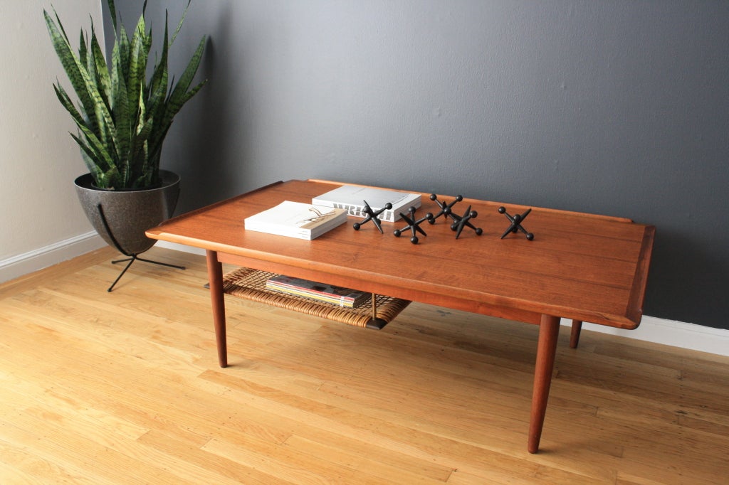 Danish Modern Teak Coffee Table by Poul Jensen for Selig 4