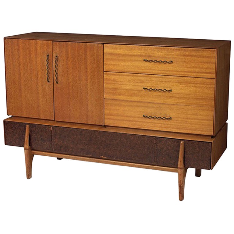 Rare John Keal Buffet or Credenza for Brown Saltman For Sale at 1stdibs