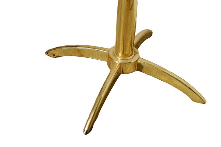 Tommi Parzinger Brass "Rocket" Torchiere Lamp for Stiffel